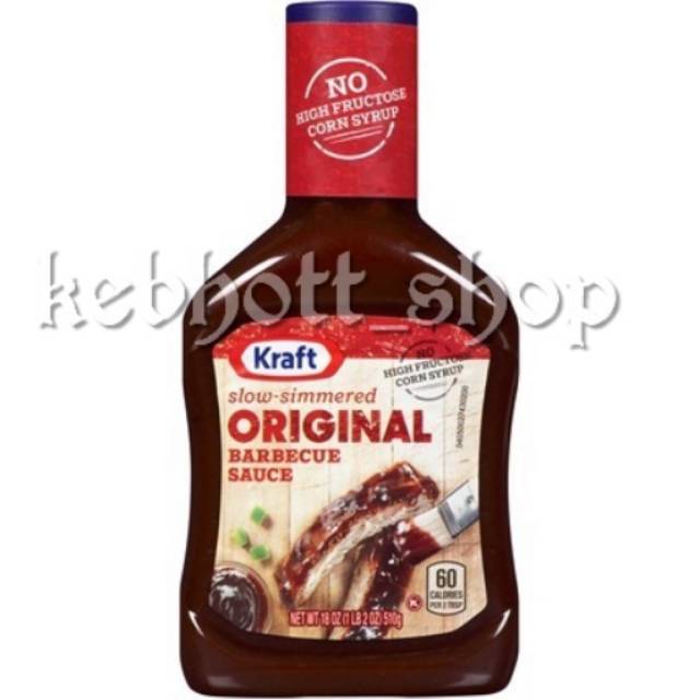 

Kraft Original Barbeque Sauce 510gr | Saus Bbq rasa Original