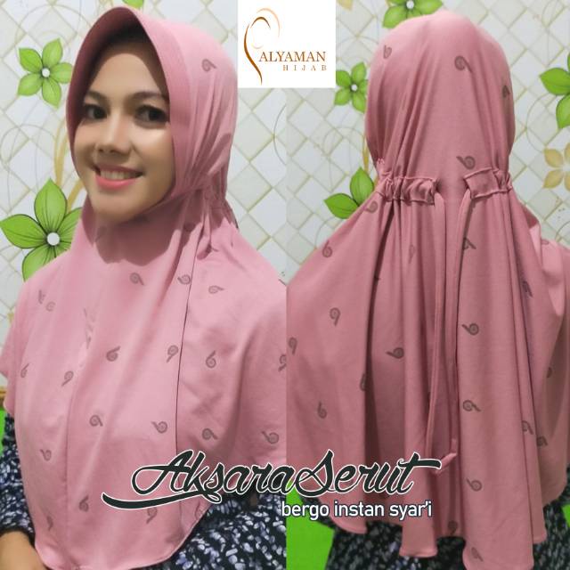HIJAB INSTAN BERGO DEENAY AKSARA MURAH MERIAH