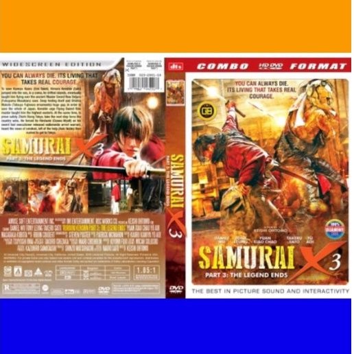 kaset film SAMURAI X part 3 the legend ends