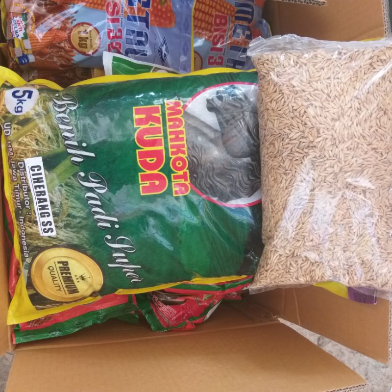 Benih padi ciherang ss mahkota kuda padindo REPACK 1 KG