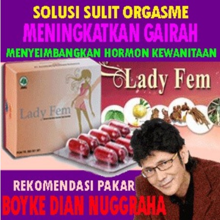 Ladyfem - Lady Fem 100% Asli | isi 30 kapsul