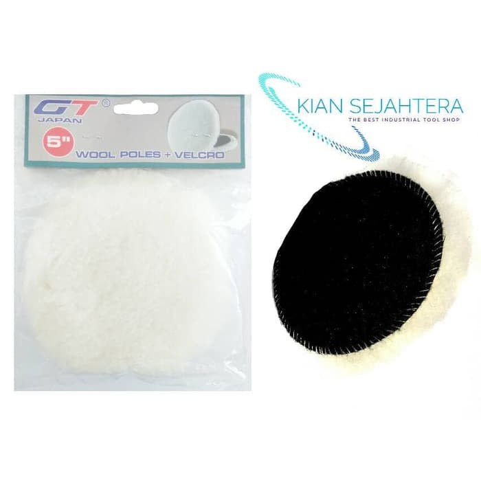 poles wol 5 inchi GT wol poles VELCRO kain poles dengan perekat velcro K1