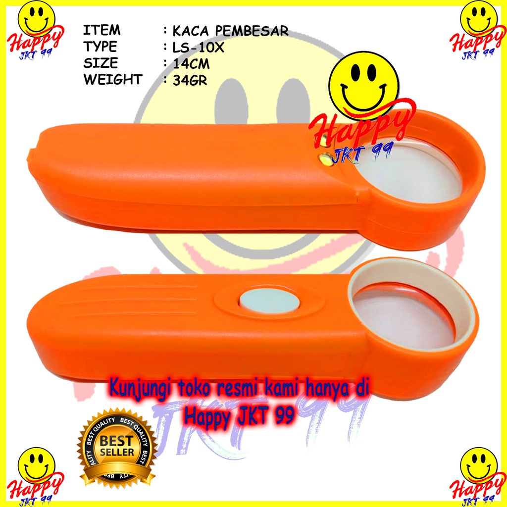 [ HAPPY JKT 99 ] KACA PEMBESAR LOOP LS-10X ORIGINAL HAND HOLD MAGNIFIER LS 10X LS10X