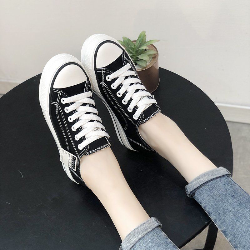 M Footwear Ran Gi - Sepatu Sneakers Canvas Wanita Import