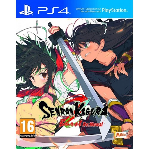 Kaset Game PS4 Senran Kagura Burst ReNewal