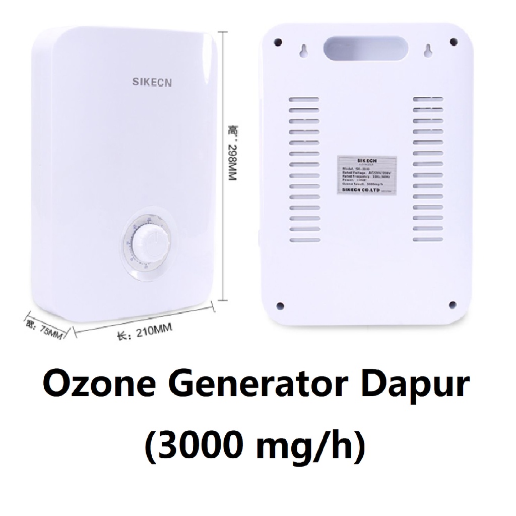Ozone Generator Dapur 3000 mg/h (3g/h)