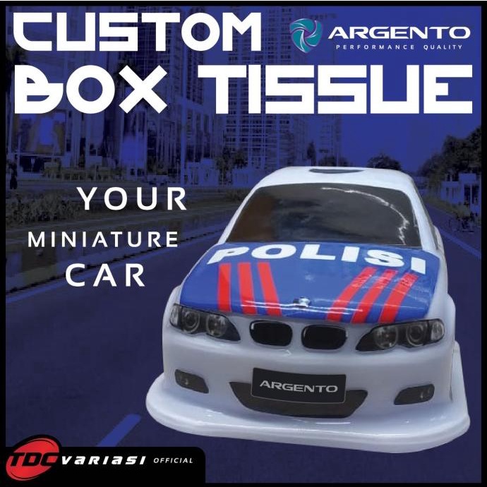 BMW E36 Tempat Box Tissue Tisu Miniatur Mobil Custom MCBV44 Segera Beli
