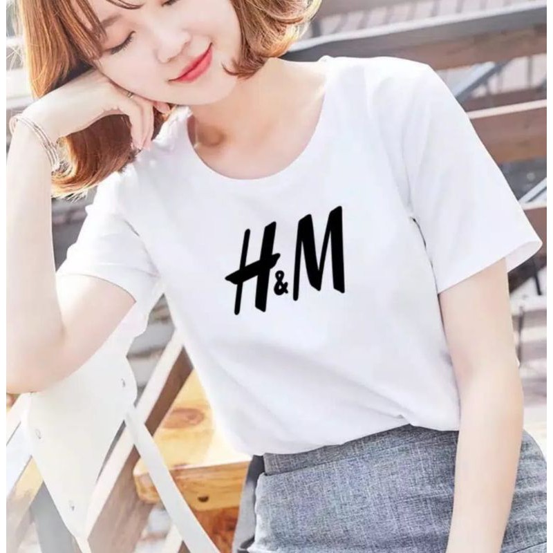 kaos wanita/kaos wanita atasan H,M/sizeM