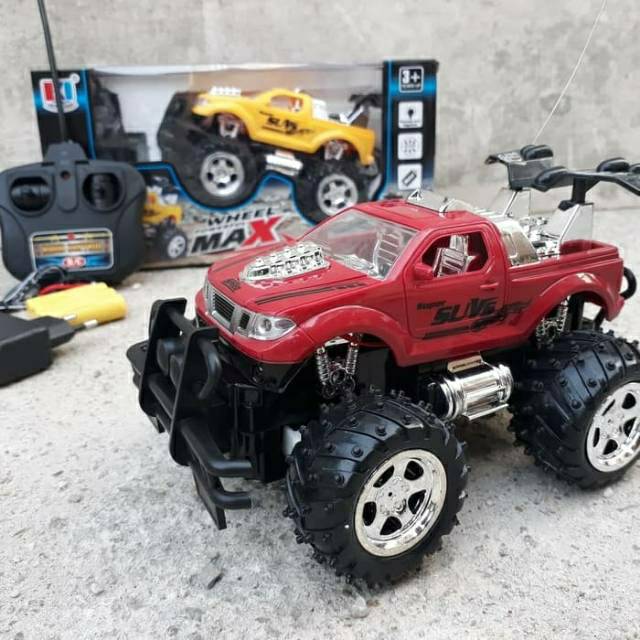 NEW RC CAR JEEP MAX MOBIL  REMOTE CONTROL BATRE CAS  MAINAN  