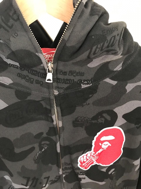 Jaket BAPE SHARK HOODIE FULL ZIP Original