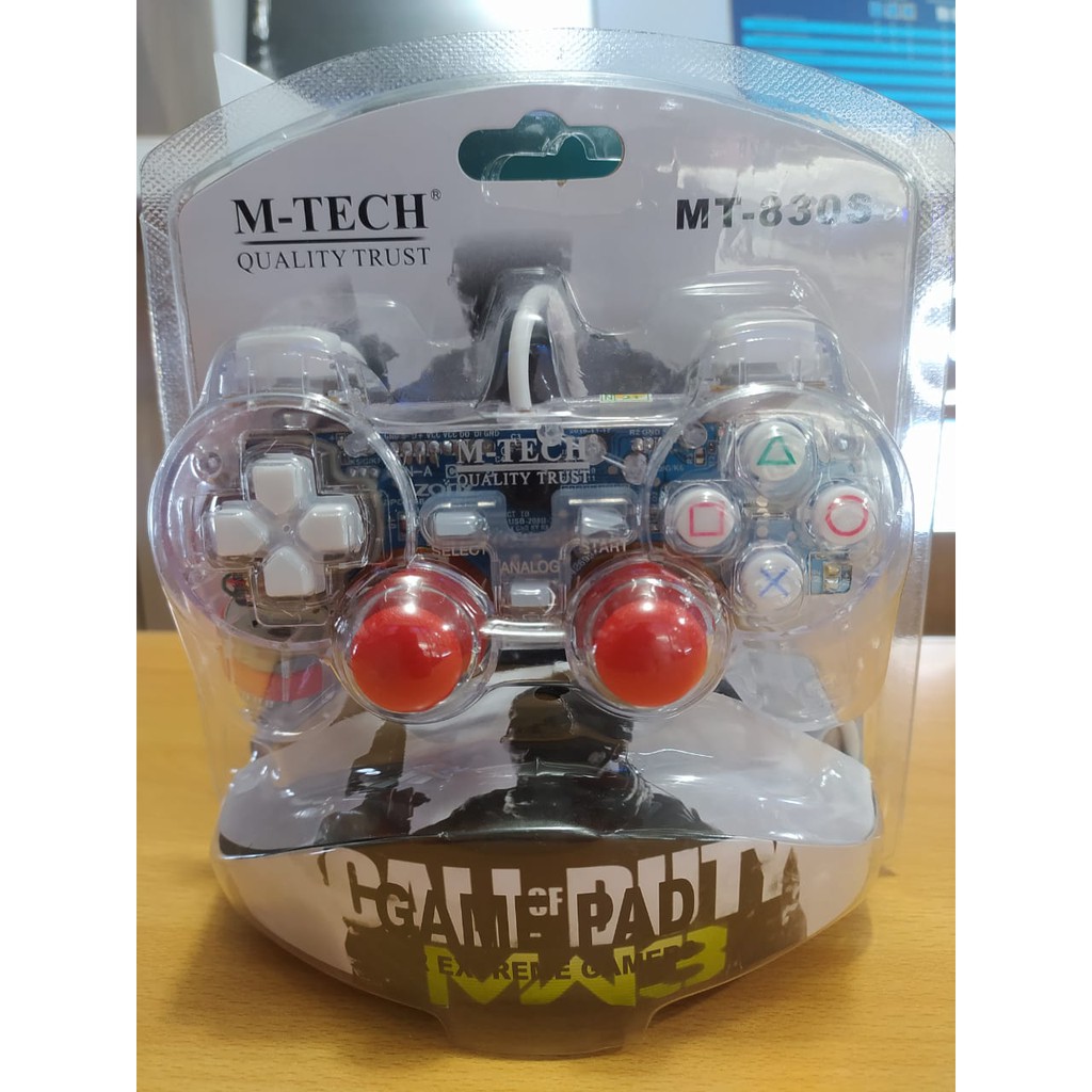 Gamepad Single Transparan M-tech MT-830S