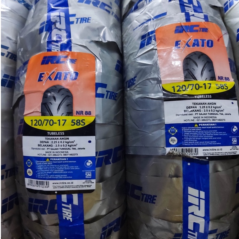 Ban IRC EXATO NR88 120 70 Ring 17