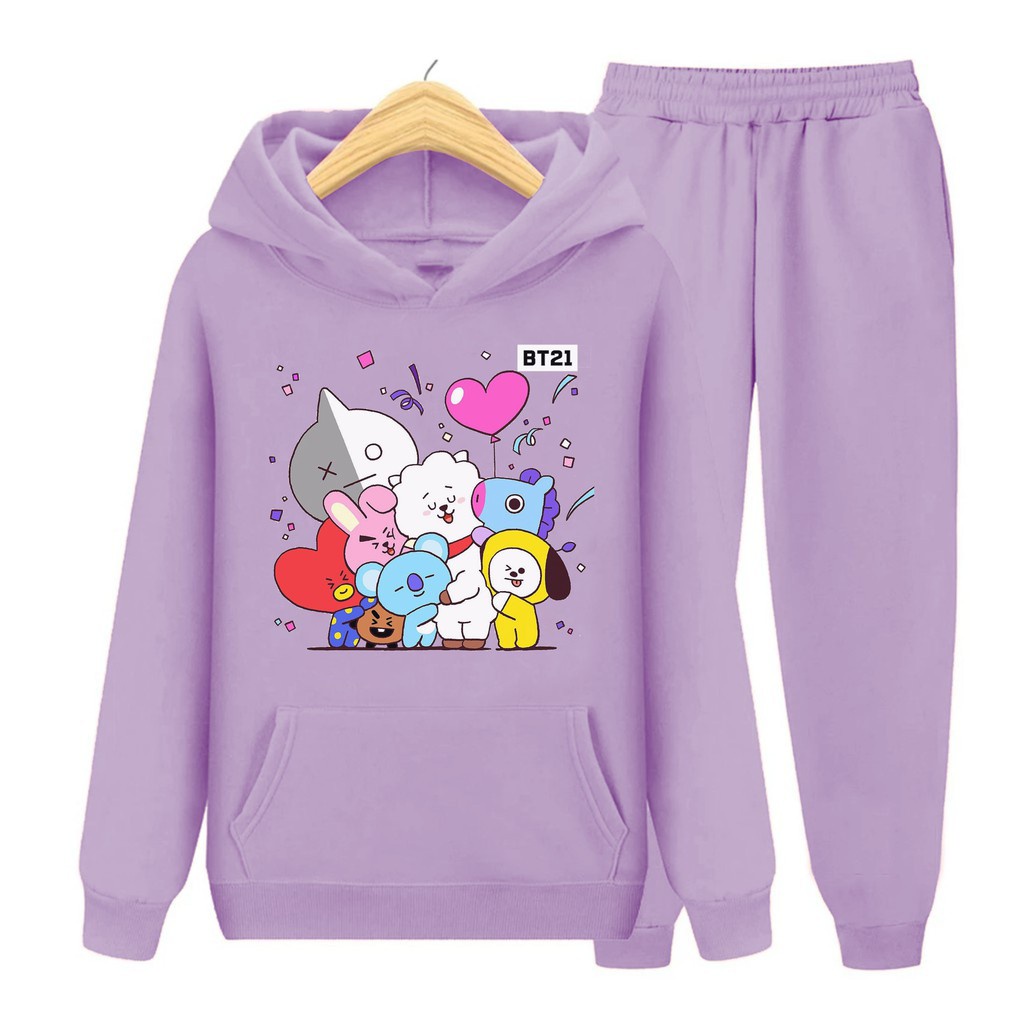 ilook | Sweater Hoodie BT21 | Sweater Koala | Hoodie Anak | Hoodie Anak