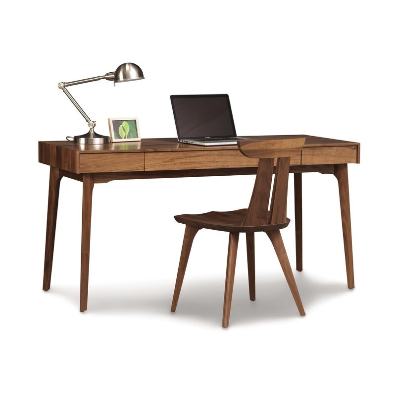 Meja Kerja Minimalis Retro Meja Belajar Kayu Jati Meja Komputer Murah