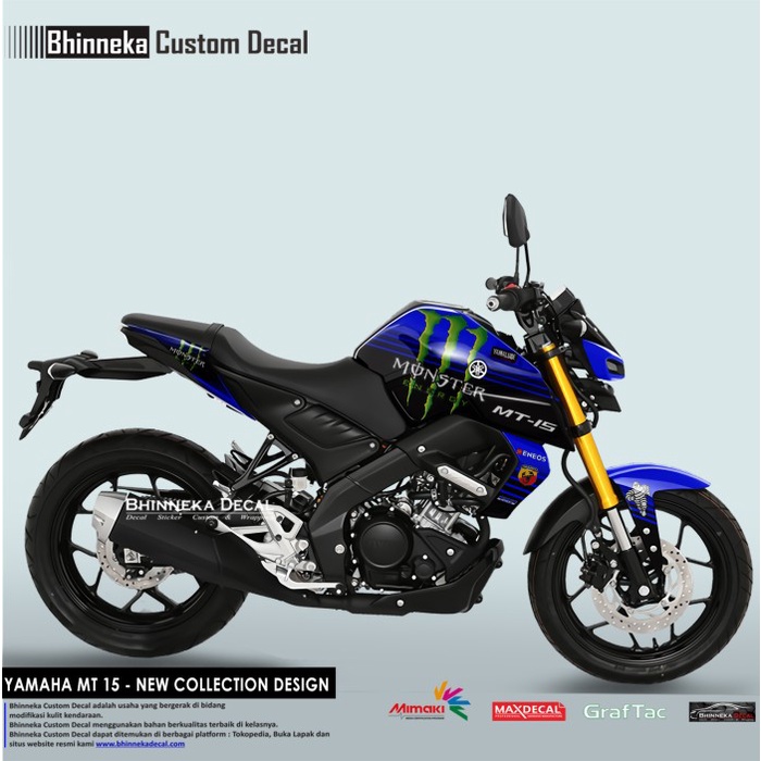 Decal Stiker YAMAHA MT 15 MONSTER