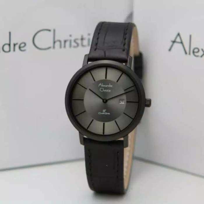 Jam tangan wanita Alexandre Christie AC 8599 AC8599 black Garansi