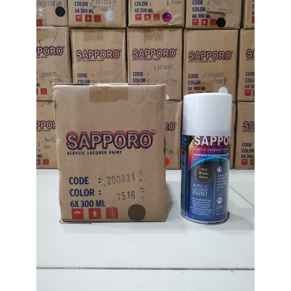 Cat Semprot Sapporo Paint 7516 Metallic Brown