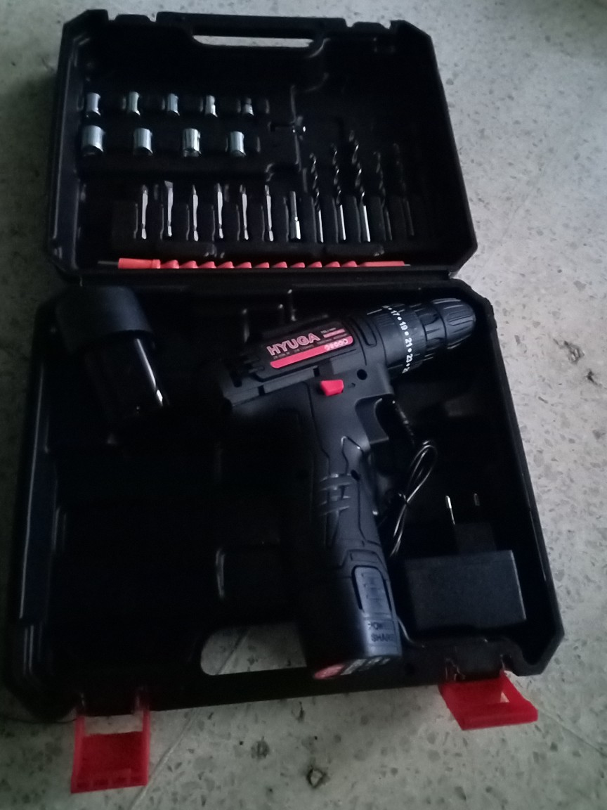 Impact Drill Mesin Bor Baterai  15v Hyuga By Uchiha Besi Beton Obeng Kayu Dll