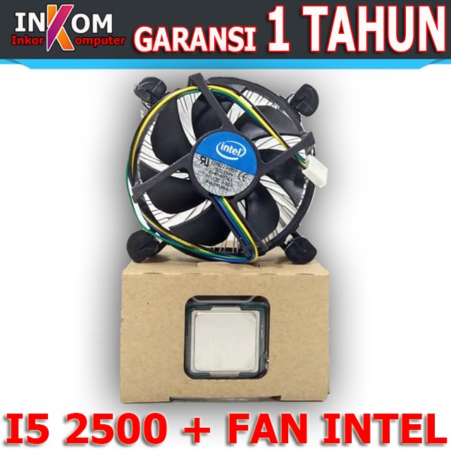 Processor Intel Core i5 2500 Socket 1155 DENGAN FAN INTEL ORI