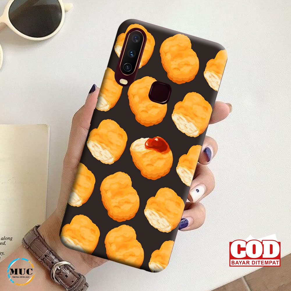[F] CASE VIVO Y12/Y15/17 FULLPRINT HARDCASE 3D Fashion FOOD Kesing & Cover Hp bisa COD
