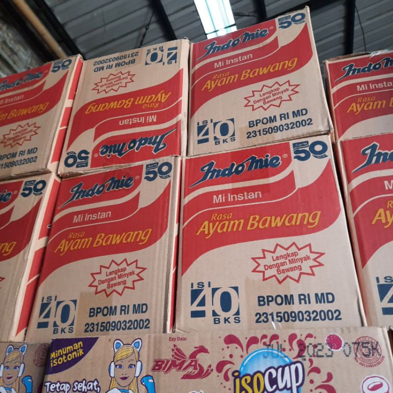 

INDOMIE AYAM BAWANG 1 DUS ISI 40 BKS