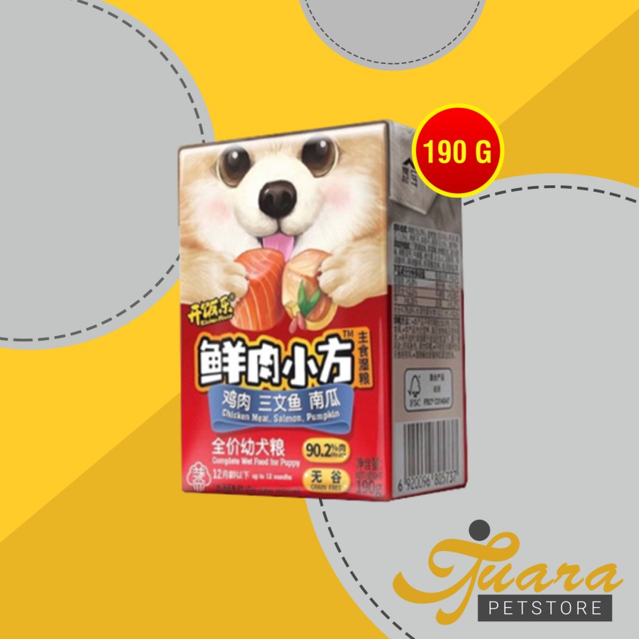 Kitchen Flavour Dog Food Wet Makanan Basah Anjing 190 Gram