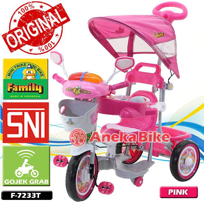 SEPEDA ANAK RODA TIGA | SEPEDA BAYI | FAMILY F-7233T