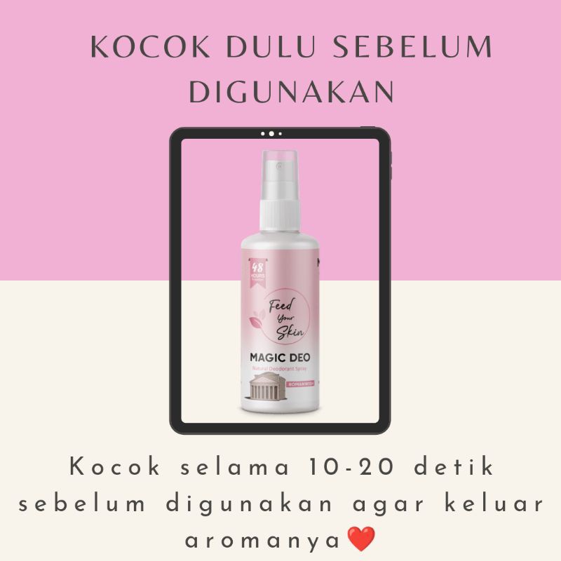 magic deo deodorant tawas alami baby zwitsal