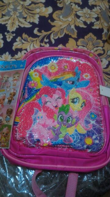 Tas Usap Squin ( Tas Magic / Sulap ) Frozen berubah jadi LOL