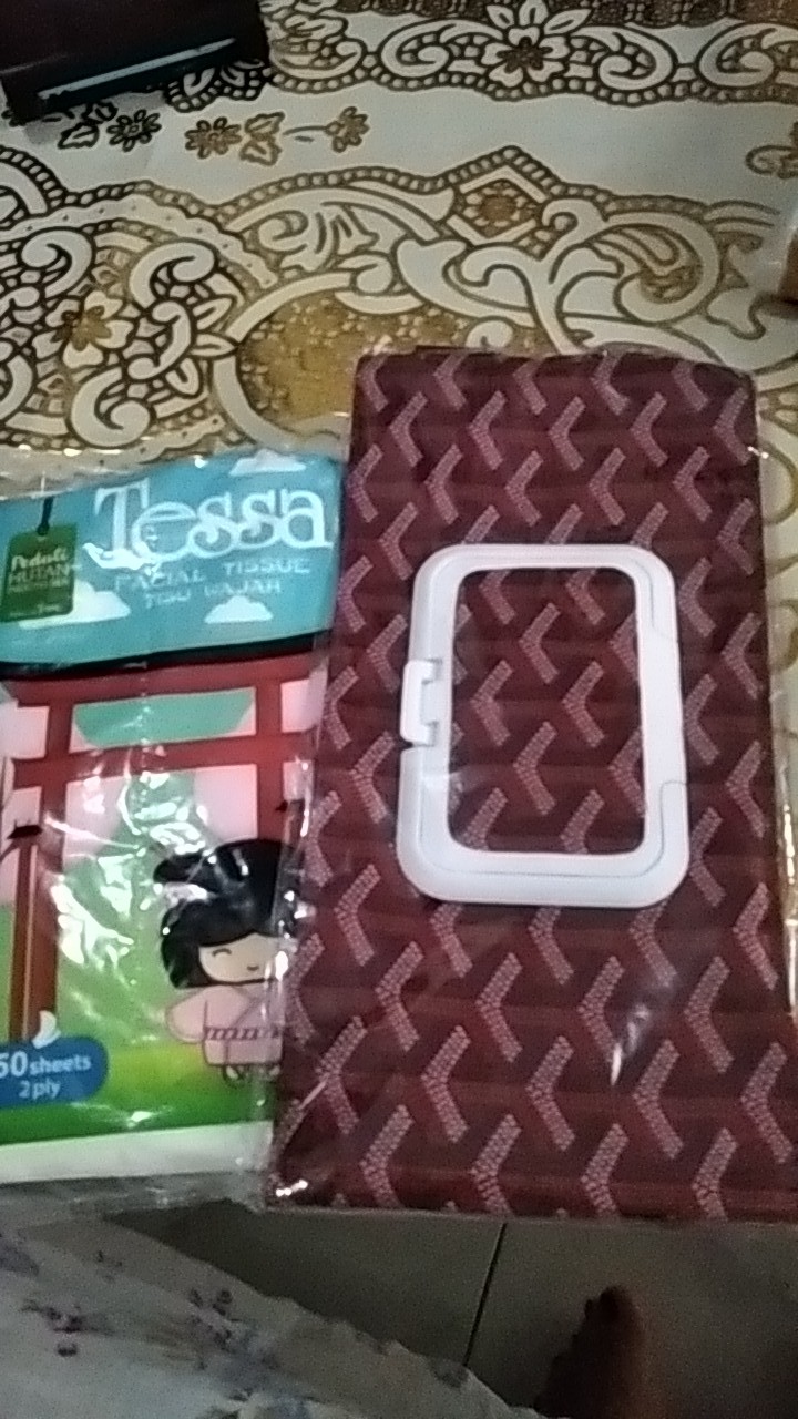 Tempat Tissue Basah Dan Kering 2in1 3 In1 4in1 Boomerang Maroon