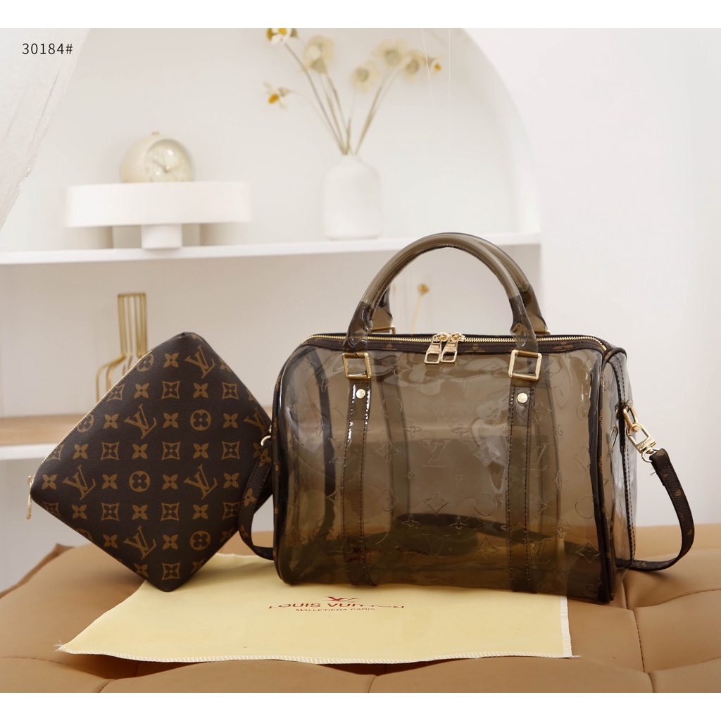 Speedy Transparant Bag With SlingBag in Monogram #30184