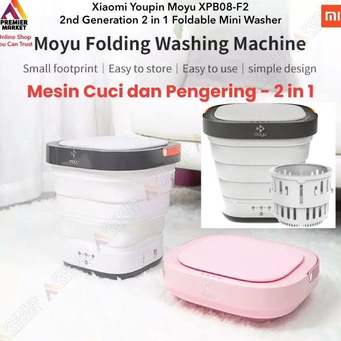 Xiaomi Youpin Moyu Mesin Cuci XPB08-F2 Mini Portable Washing Machine Termurah