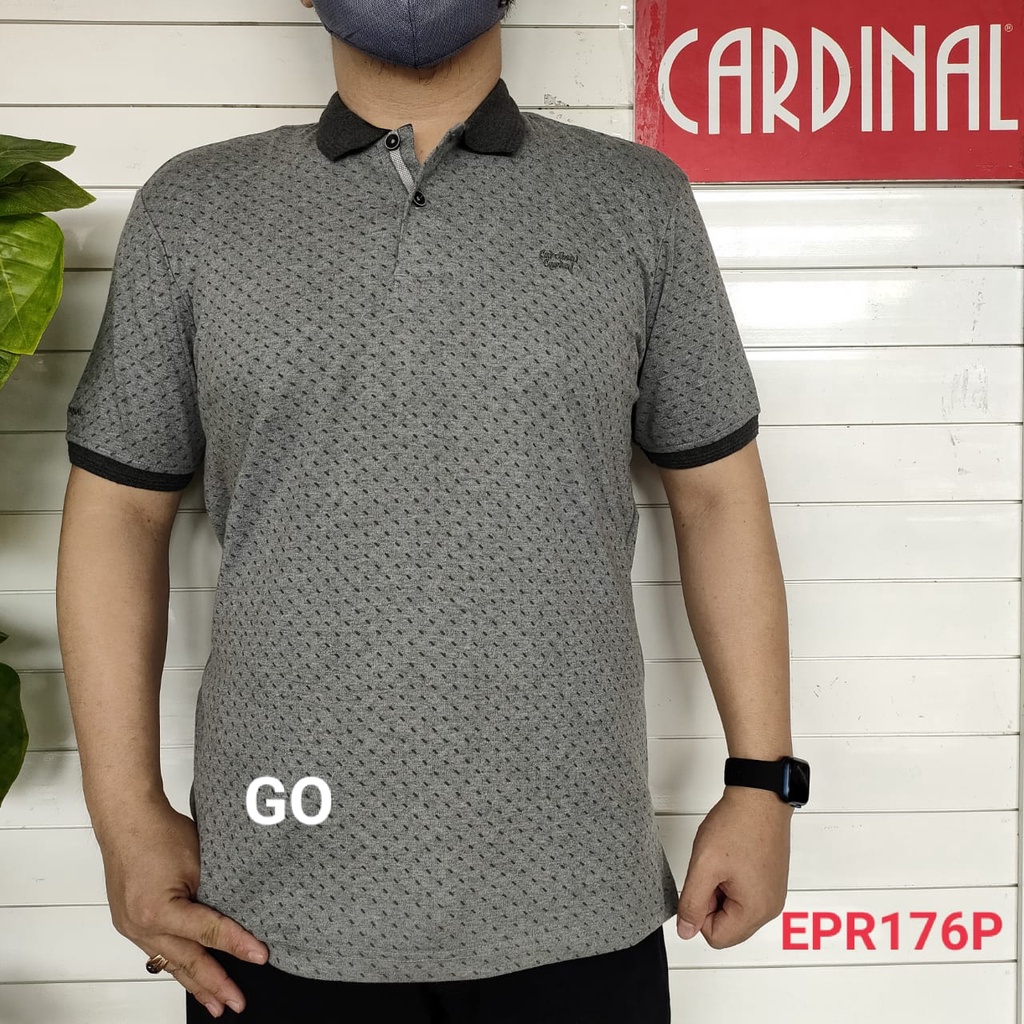 gof KPB CARDINAL KAOS POLO Cowok Kaos Pria Lengan Pendek Pakaian Laki Laki Dewasa Berkerah Casual