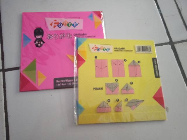 KERTAS ORIGAMI DOUBLE SIDE 25 SHEET PAKET 3 PCS