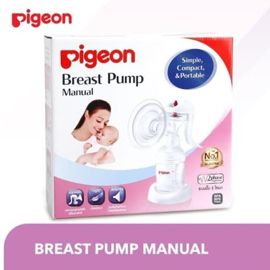 Pigeon Breast Pump Manual Pompa ASI Ibu dan Bayi