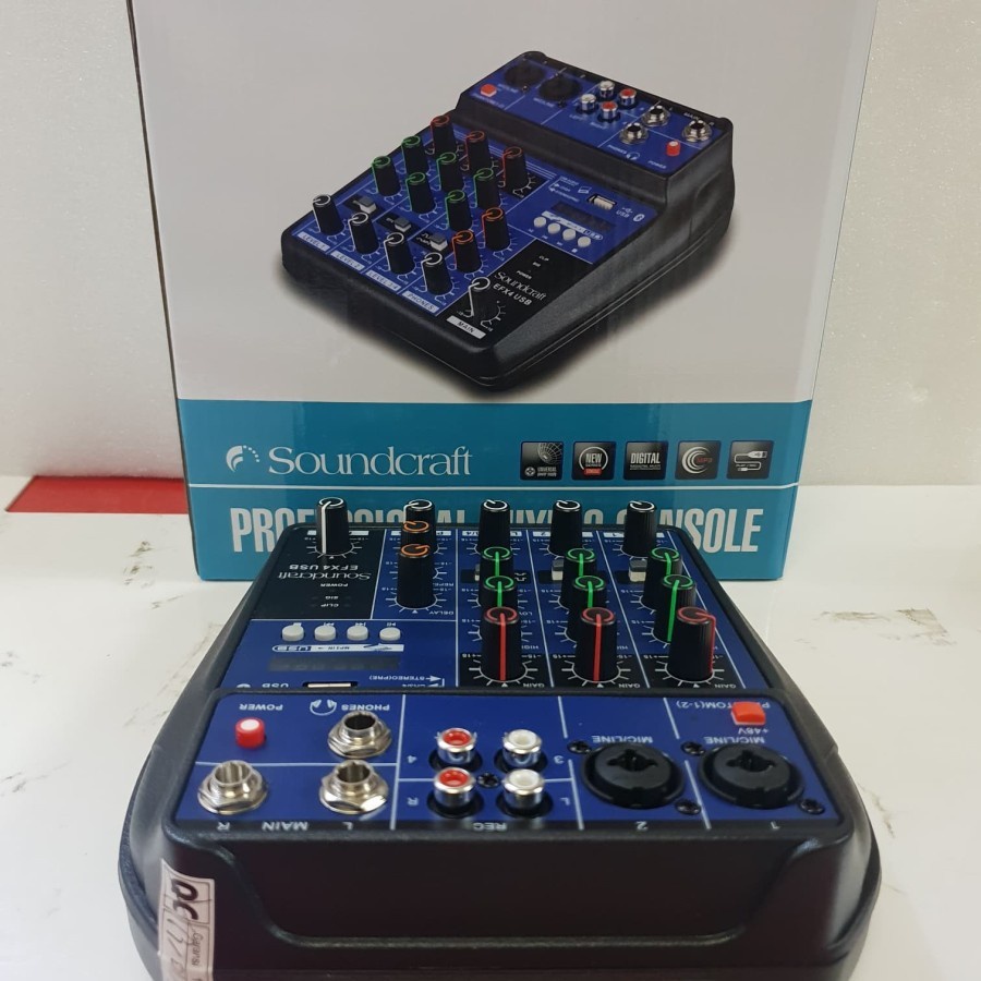 Mixer Soundcraft EFX-4USB ( 4 Channel )