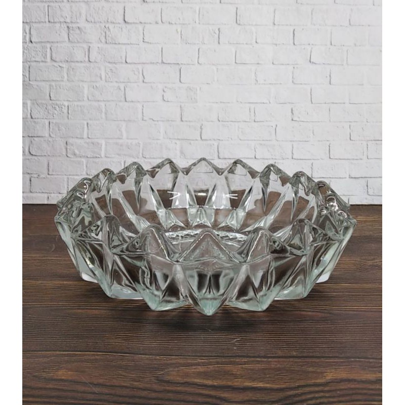 sale 1 pcs asbak kaca  tebal model mahkota / asbak roko / asbak kaca / asbak rokok serba guna / asbak roko mewah