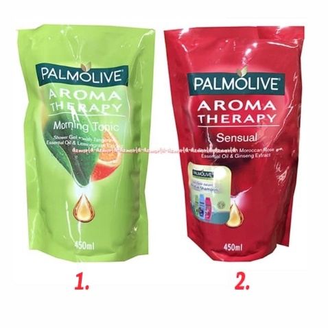 Palmolive Aroma Therapy 450ml Morning Tonic Sensual Refill Palmolife Aroma Terapi Morning Tonik Sabun Mandi Isi Ulang Kemasan Pouch Refil