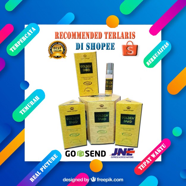 DOBHA - MINYAK WANGI - PARFUM DOBHA GOLDEN SAND 6ML GROSIR