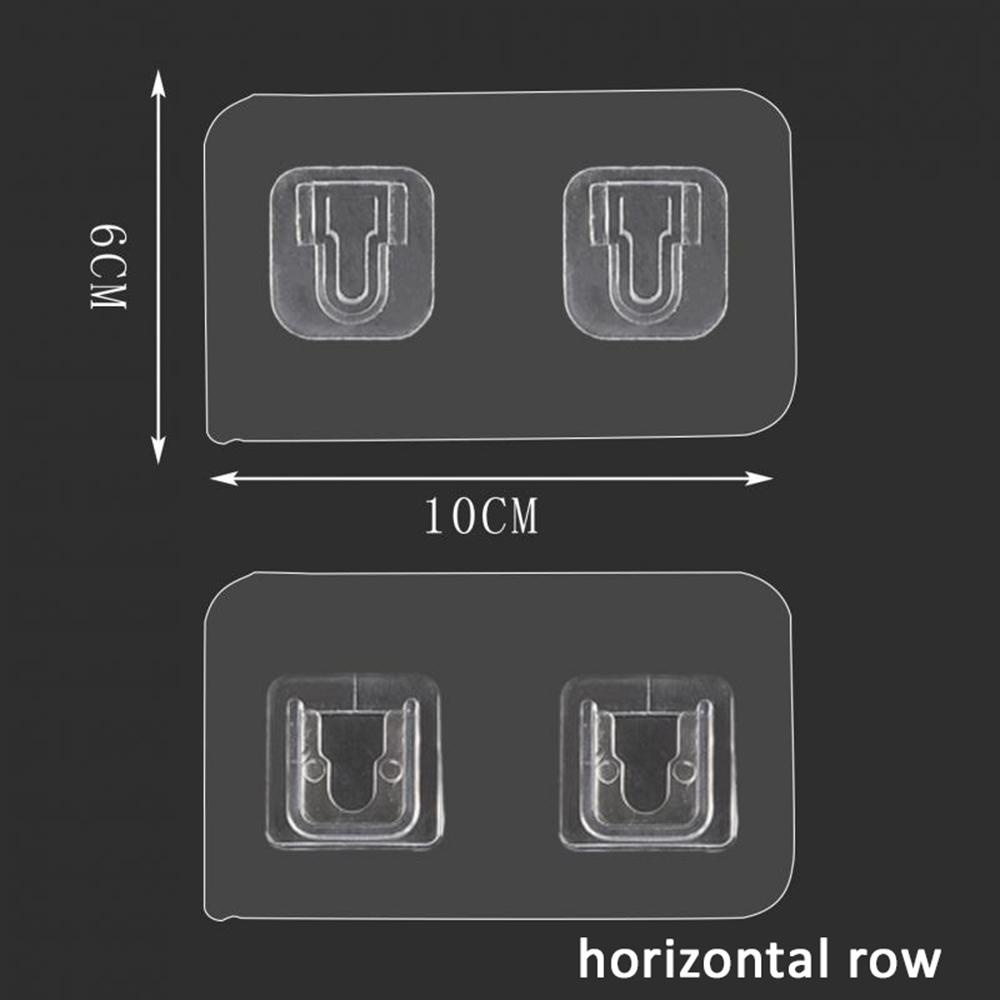 [Elegan] Dudukan Stop Kontak Tanpa Lubang Tempel Dinding Stand Fixator Plug Shelf Self-adhesive Router Holder