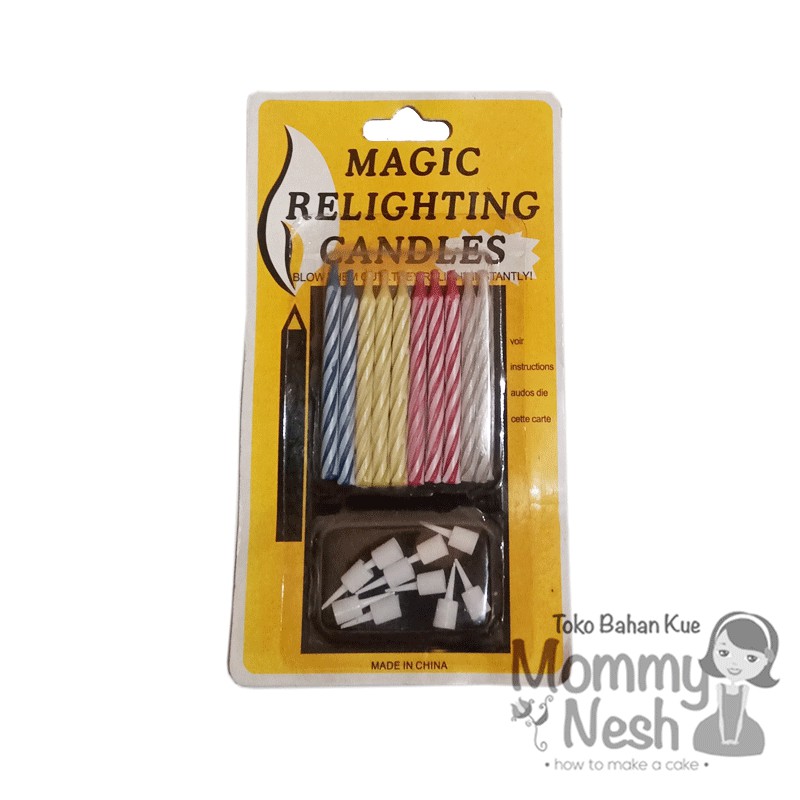 Lilin Magic Relighting Candles Isi 10pcs