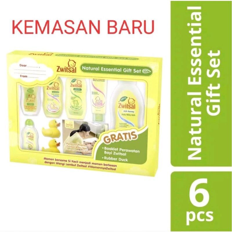 Zwitsal Baby Natural Set Spa Gift Box Kado Bayi/ Gift Set / Hadiah bayi / perlengkapan bayi