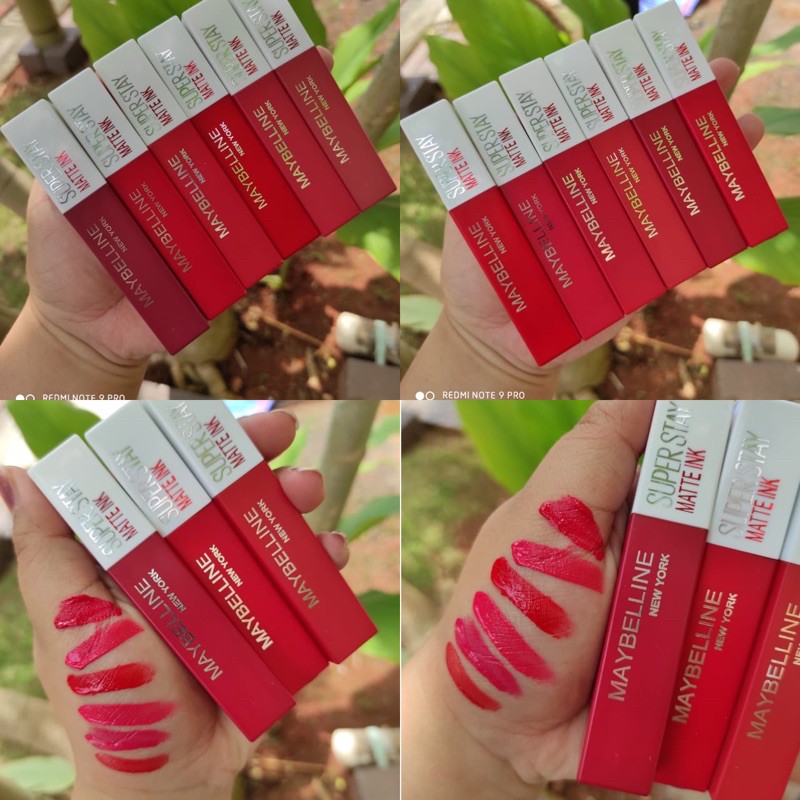 [ ECER ] MAYBELINE SUPERSTAY INK MATTE LIPCREAM BARCODE