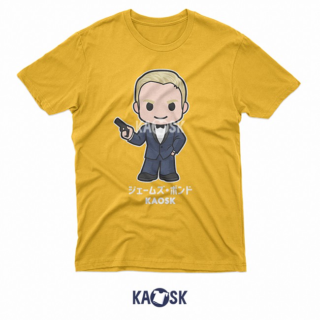 Gambar Kartun James Bond - Kaos James Bond Shopee Indonesia