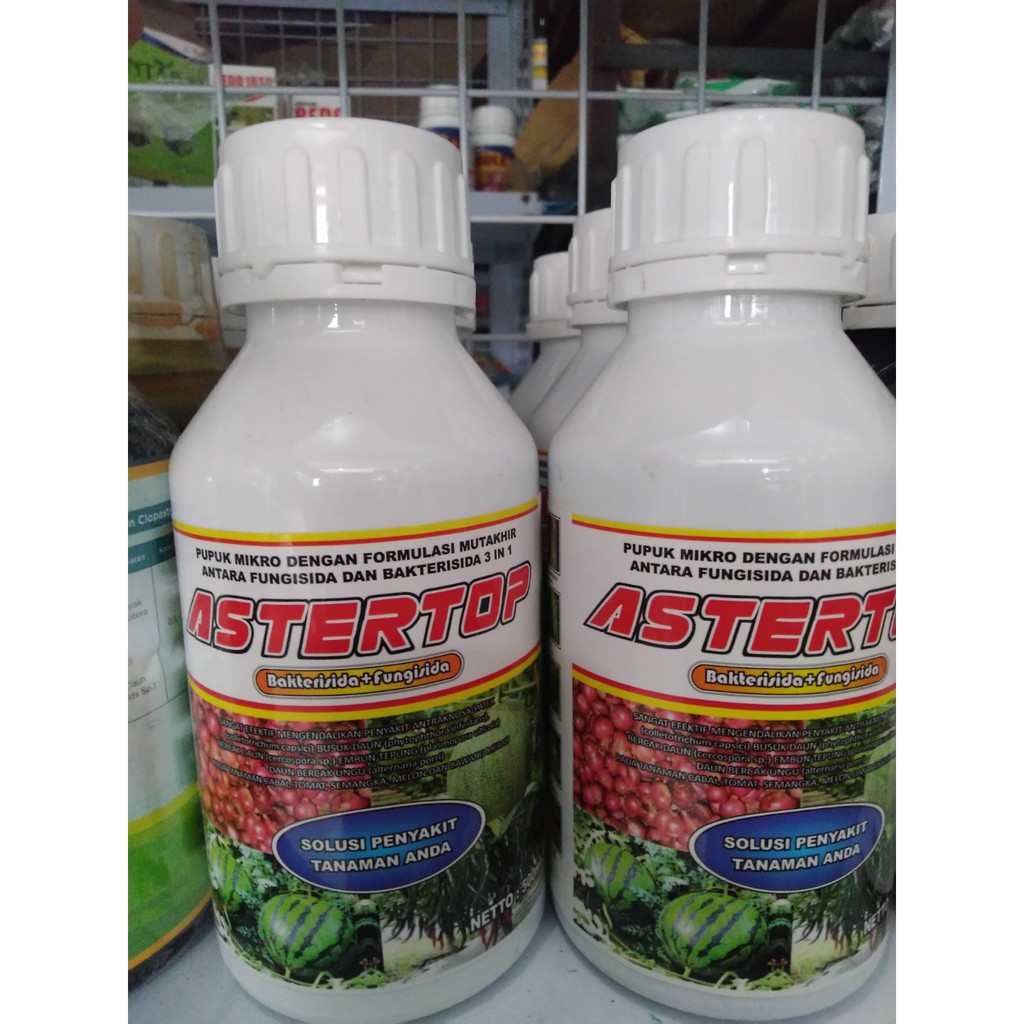 ASTERTOP 500ML Bakterisida + fungisida + Pupuk Mikro + ZPT / pengendalian penyakit tanaman / patek /