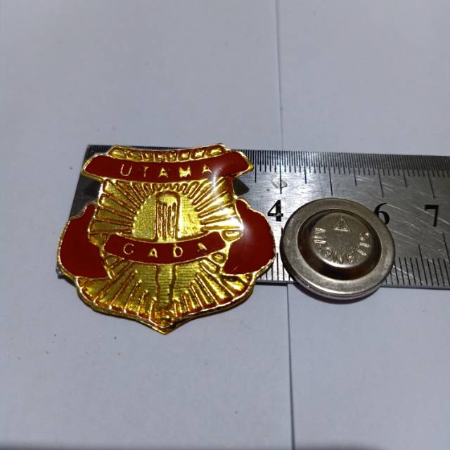 Pin Gada Utama Magnet Pin Gada Utama Security Satpam Magnet Kwalitas Bagus ORIGINAL