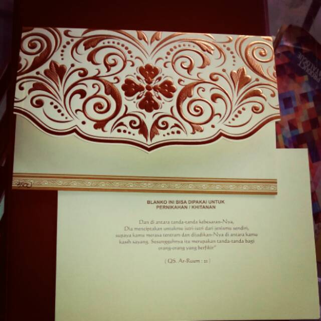 

undangan nikah amplop