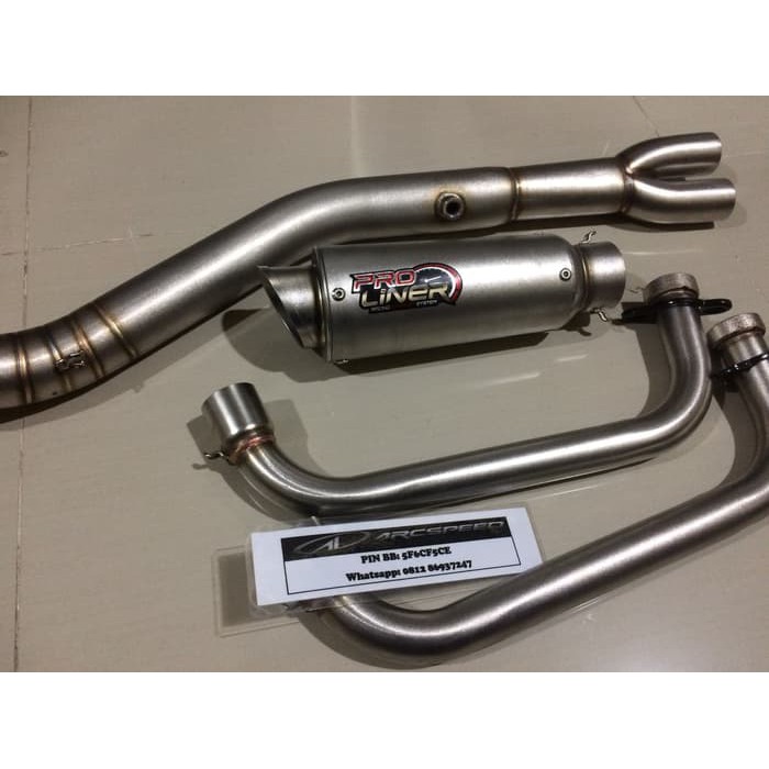 Knalpot Proliner TR1 Ninja 250 fi / Z250 Fullsystem