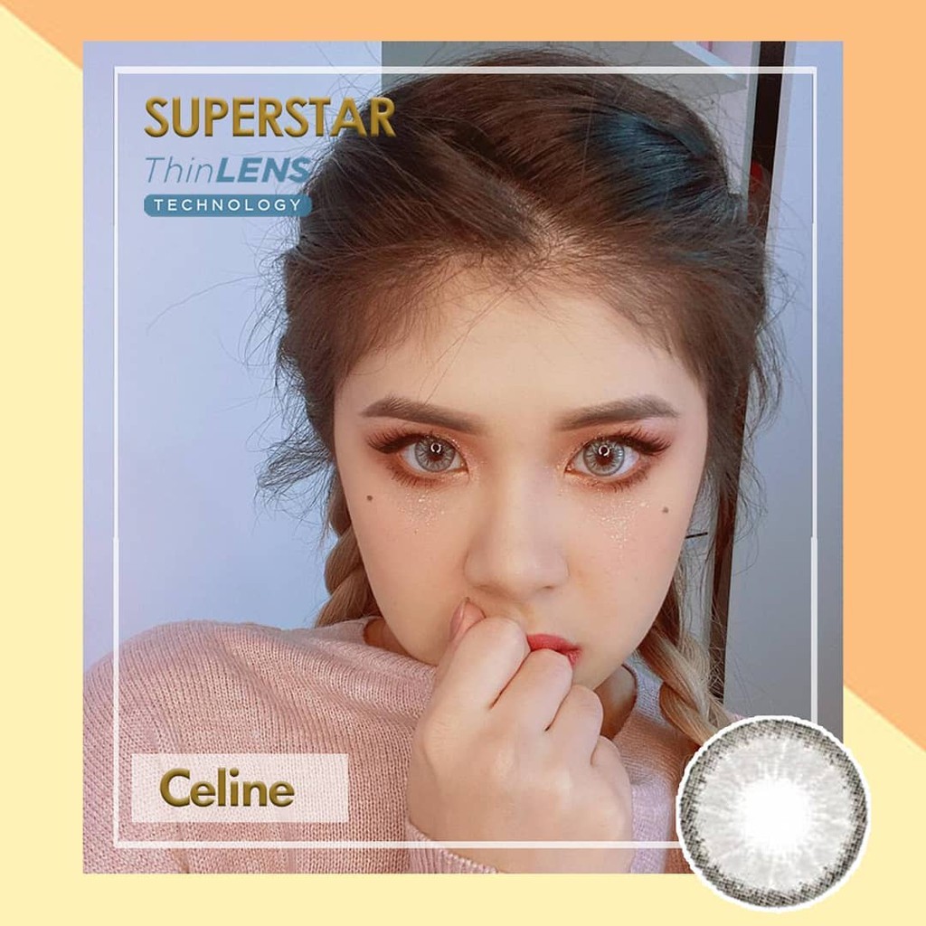 Superstar Celine softlens warna  bulanan