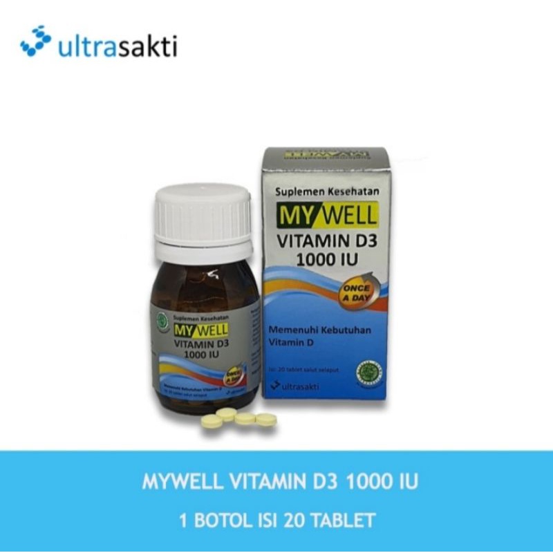 MY WELL Vitamin D3 1000iu